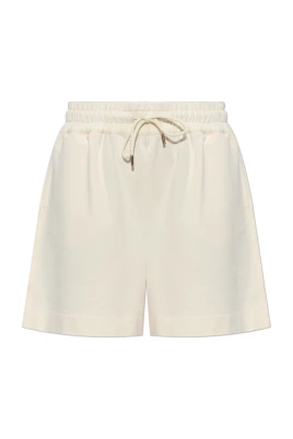 Bomulls Shorts med Logotypemblem