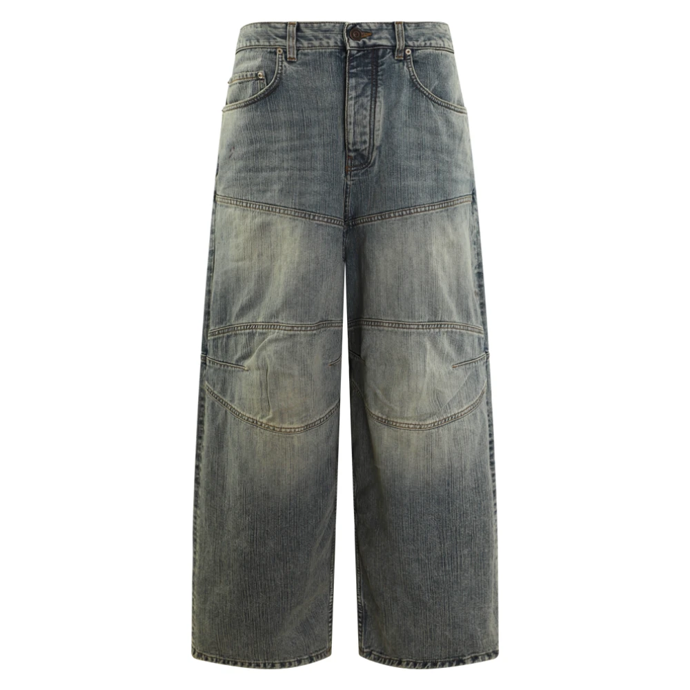 Balenciaga Baggy Broek voor Heren Blue Heren