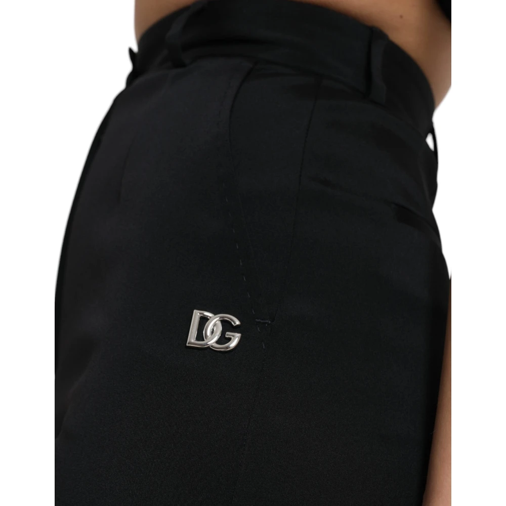Dolce & Gabbana High Waist Skinny Broek Black Dames