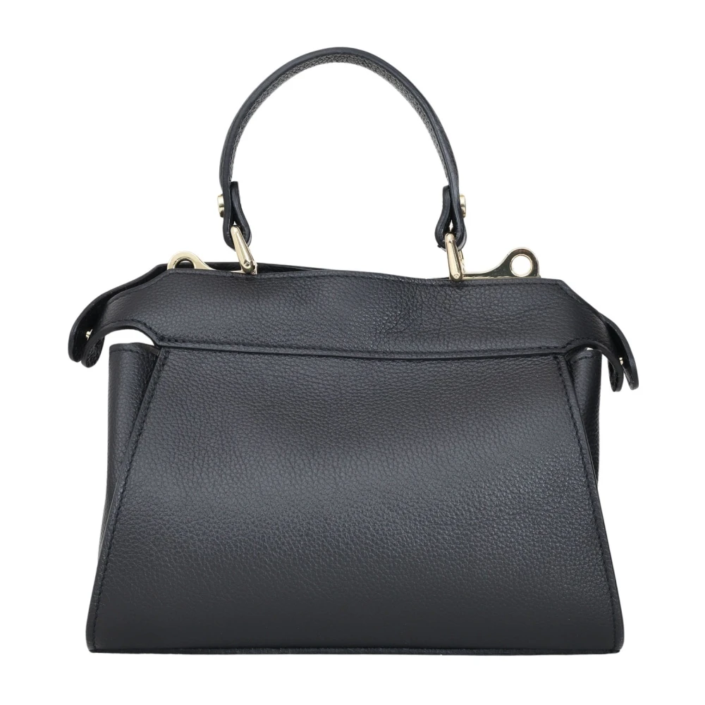 Marc Ellis Elegante zwarte handtas met afneembare bandjes Black Dames
