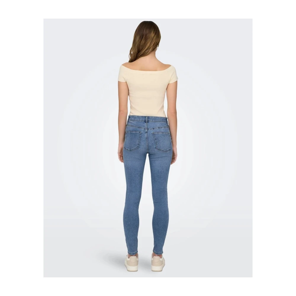 Jacqueline de Yong Skinny Jeans Blue Dames