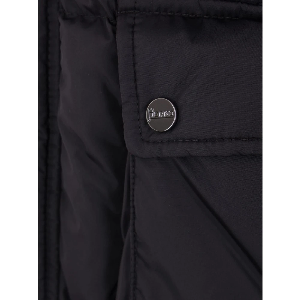 Herno Winterjassen Piumino Zwart Black Heren