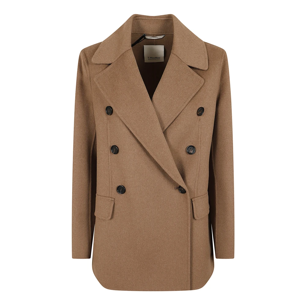 Max Mara Brown Blazers, Female, 2XS, Giacca Caban Rita