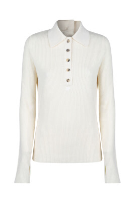 pull-polo-blanc-creme