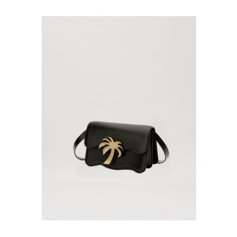 Palm Angels Stijlvolle Schoudertassen Black Dames