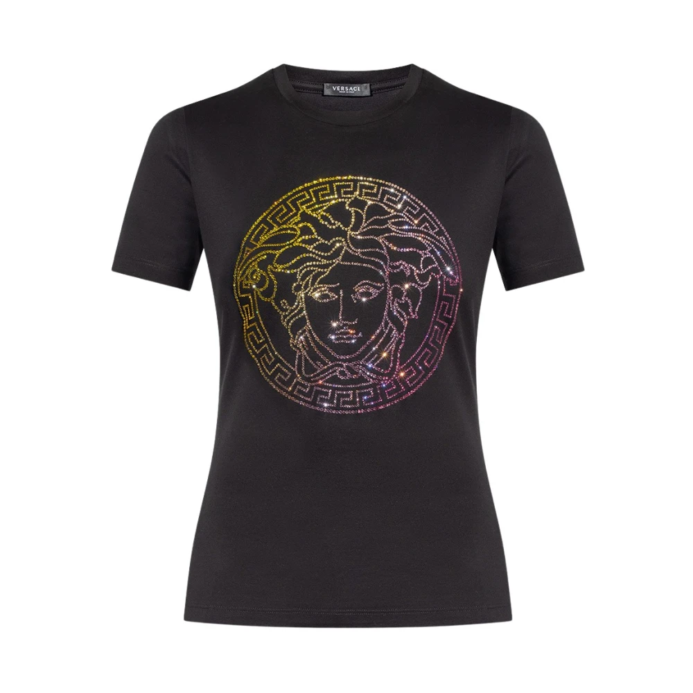 Versace T-shirt med Medusa Black, Dam