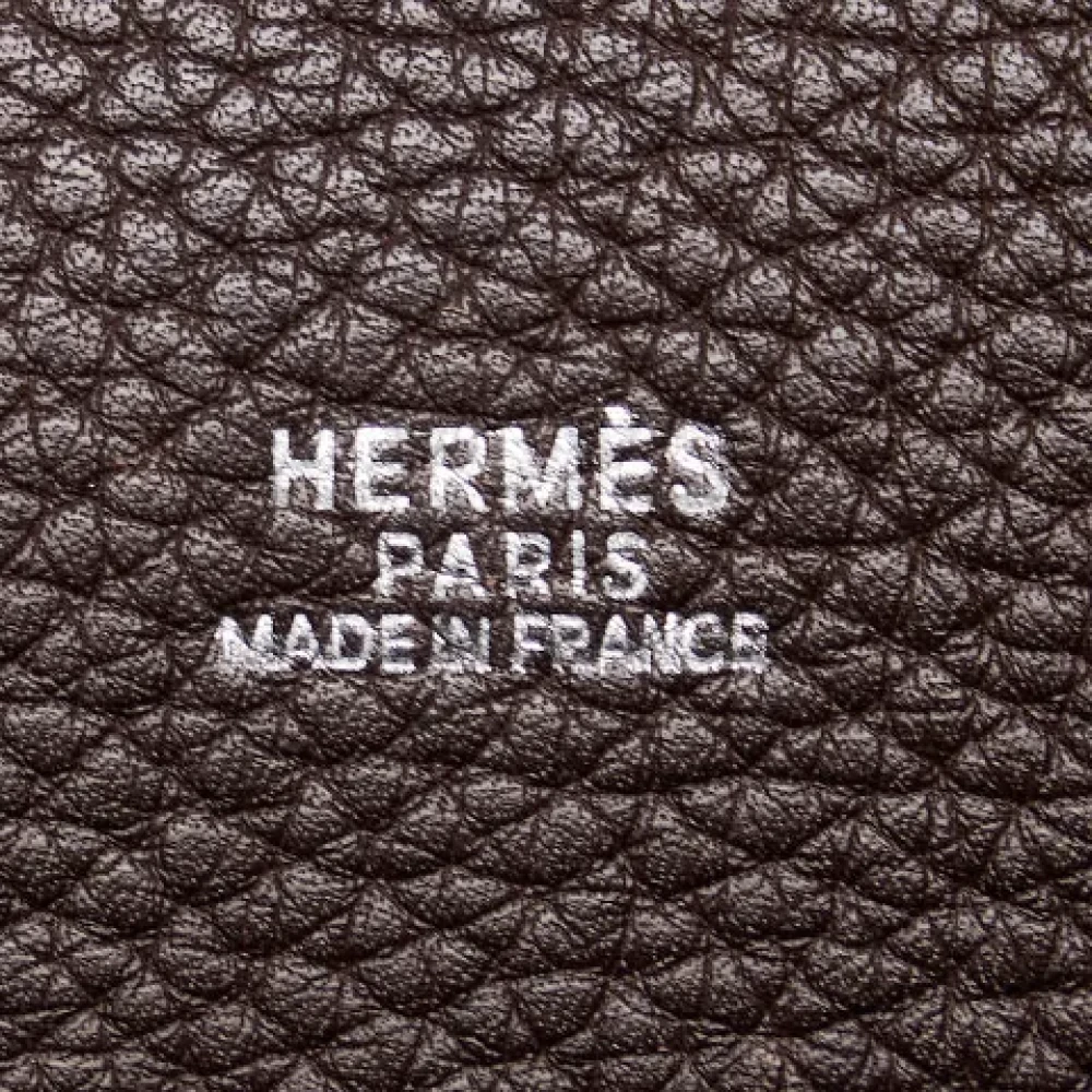 Hermès Vintage Pre-owned Canvas shoulder-bags Brown Dames