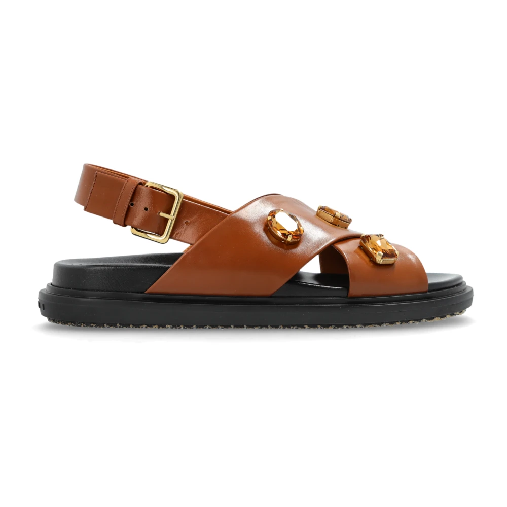 Marni Donna Marrone Scarpe, 40 Eu, New,