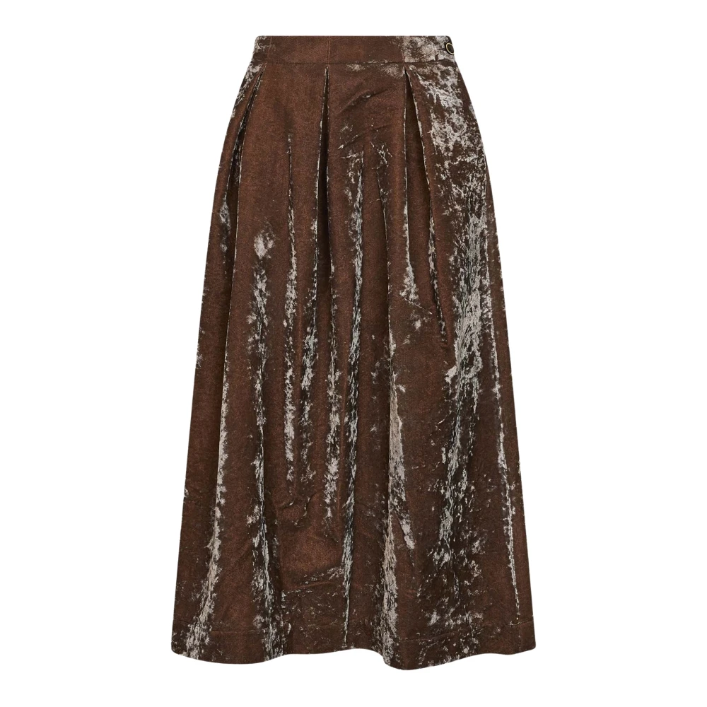 Uma Wang Midi Skirt - Female - Midi Skirts - Brown - M - Skirts