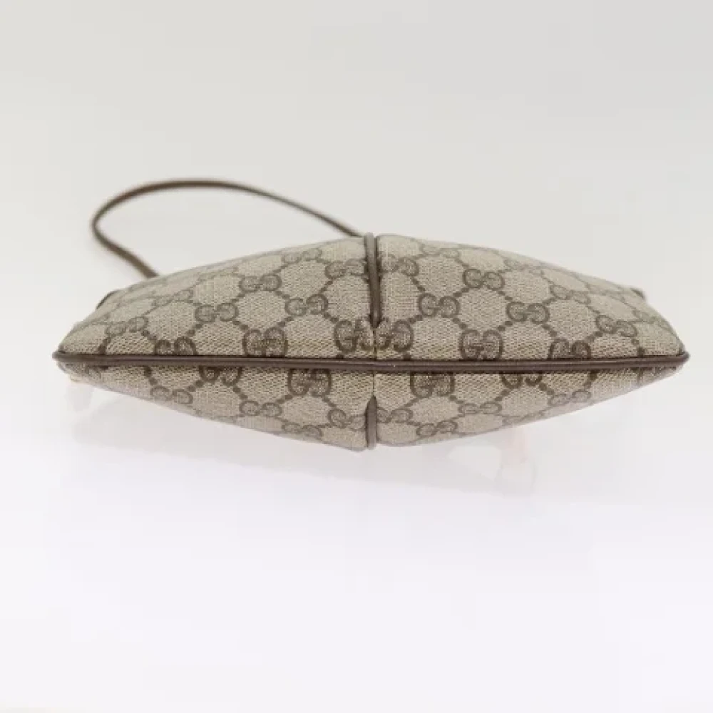 Gucci Vintage Pre-owned Canvas shoulder-bags Beige Dames