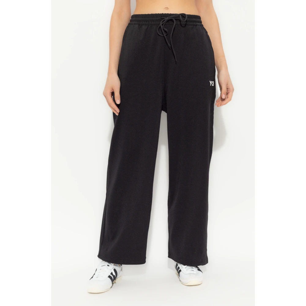 Y-3 Sweatpants met logo Black Dames