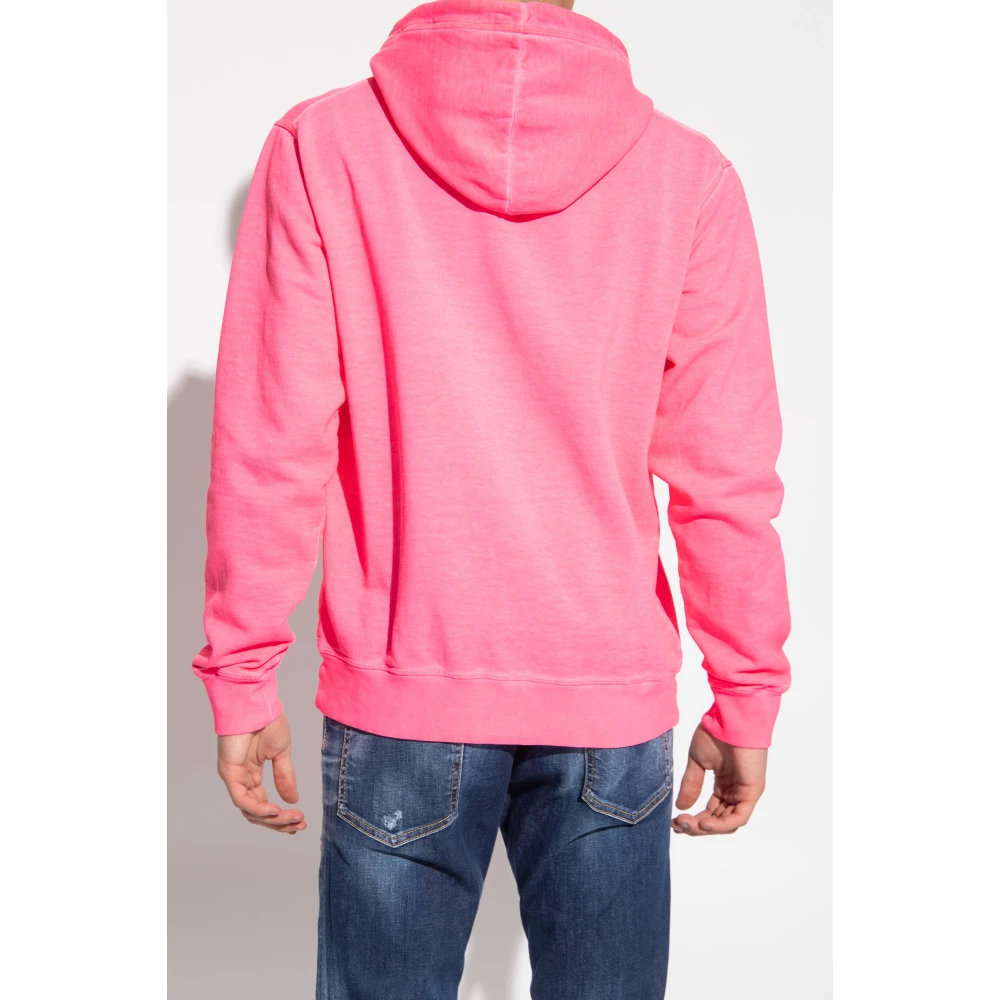 Dsquared2 Hoodie met logo Pink Heren