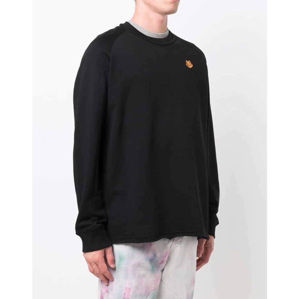 Kenzo Seizoens Logo Sweatshirt Black Heren