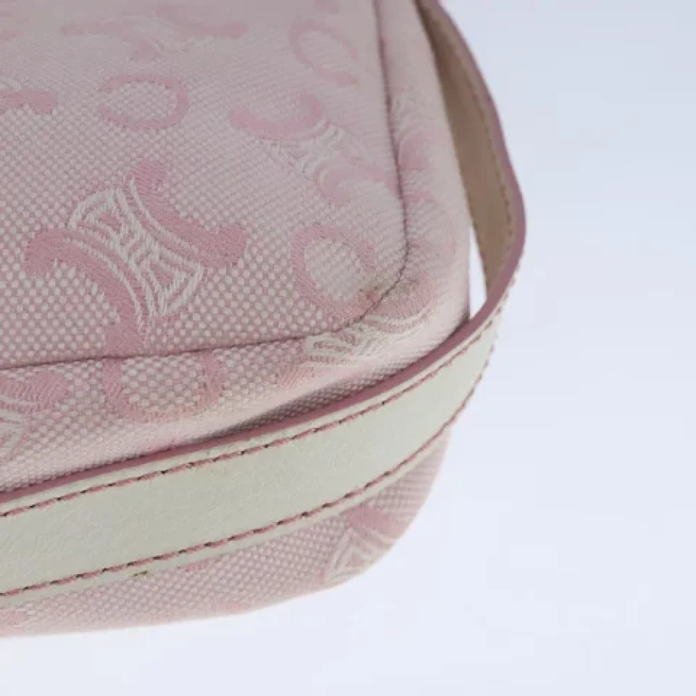 Celine Vintage Pre-owned Canvas celine-bags Pink Dames