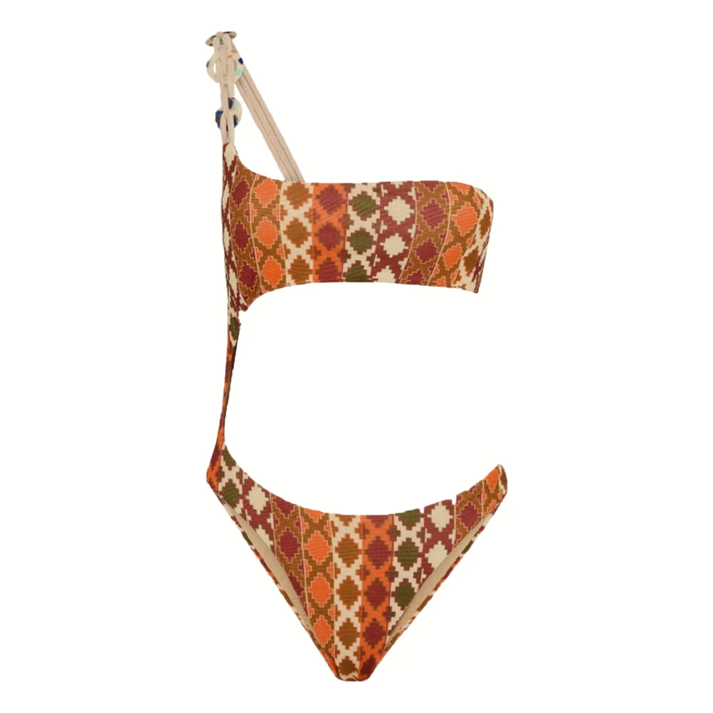 Me-Fui Women's Orange Swimsuits, L, Lycra Bikini With Removable Padding