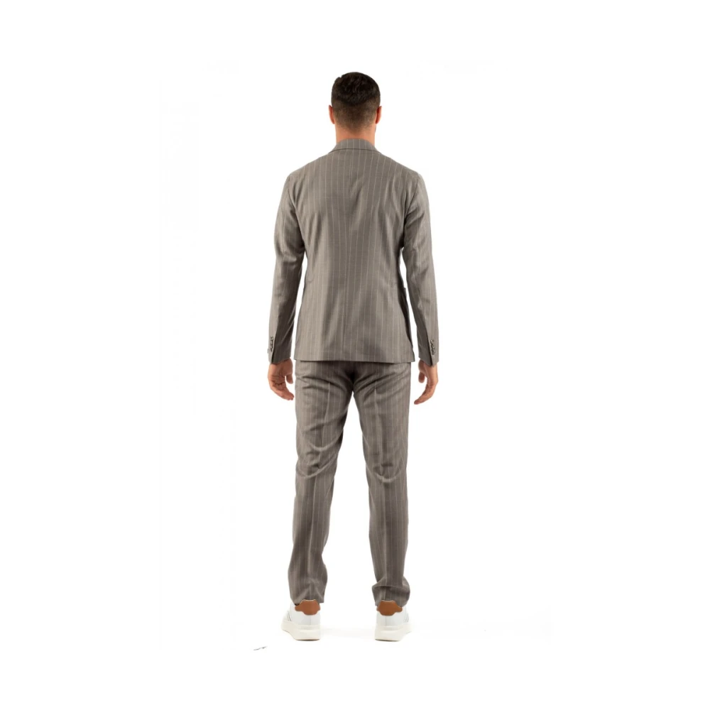 Tagliatore Heren Pak Jas Brown Heren