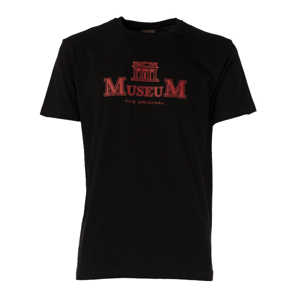 Museum Heren Erik T-shirt Black Heren