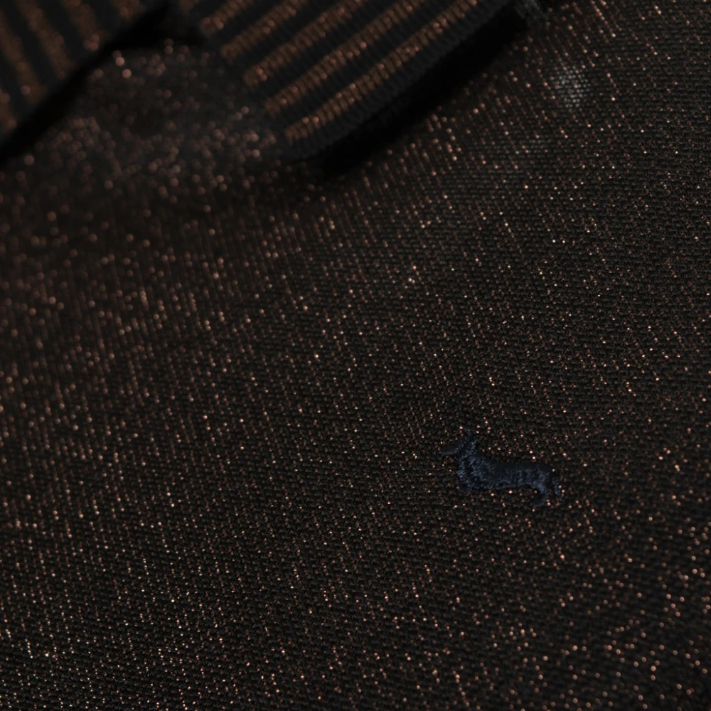 Harmont & Blaine Polo shirt met korte mouwen en zichtbaar logo Brown Dames