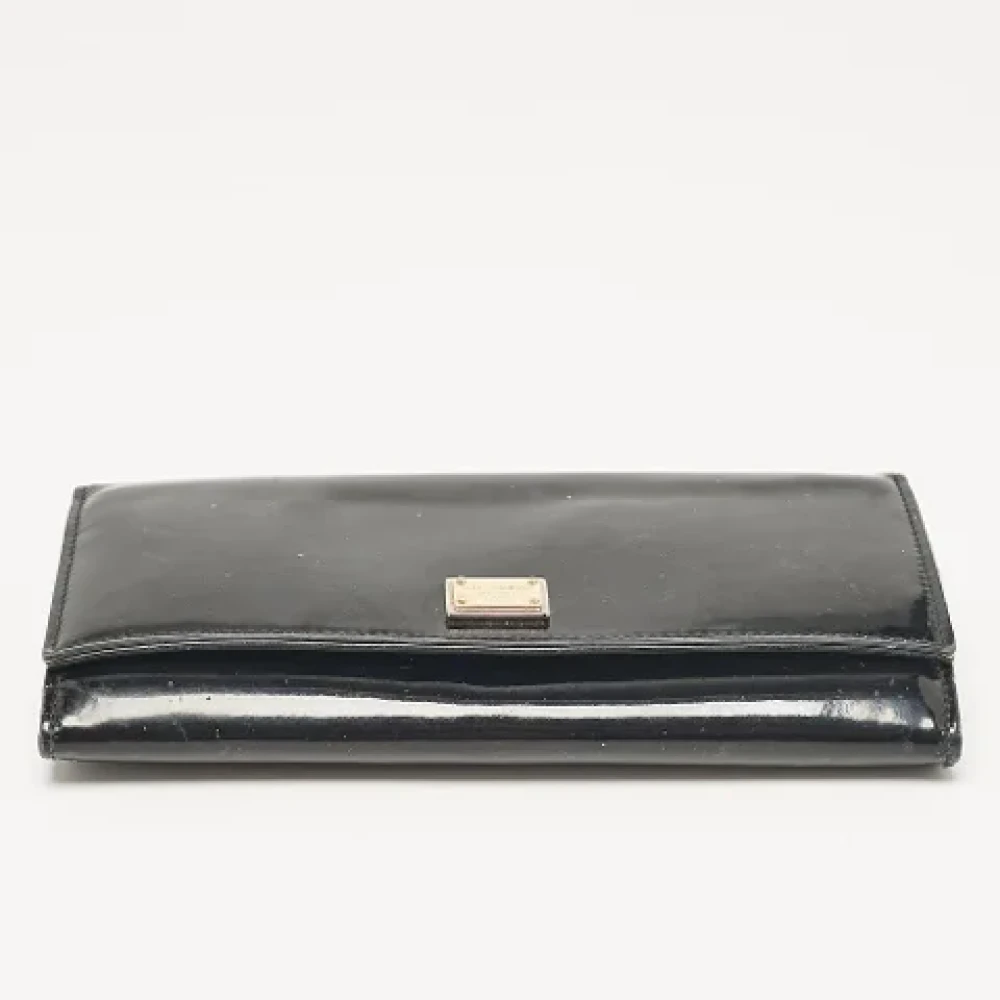 Dolce & Gabbana Pre-owned Fabric wallets Black Dames