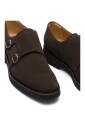 chaussures-a-double-boucle-en-daim-marron