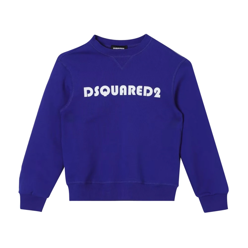 Dsquared2 Boys Blue Crewneck Sweatshirt - Kids Sweatshirts - 10 Y - Kids