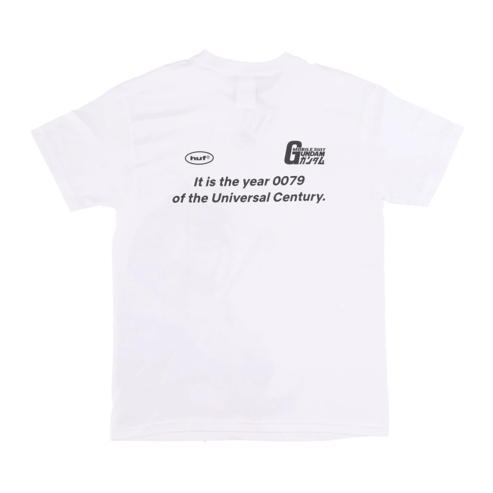 HUF Gundam Wit T-shirt Korte Mouw White Heren
