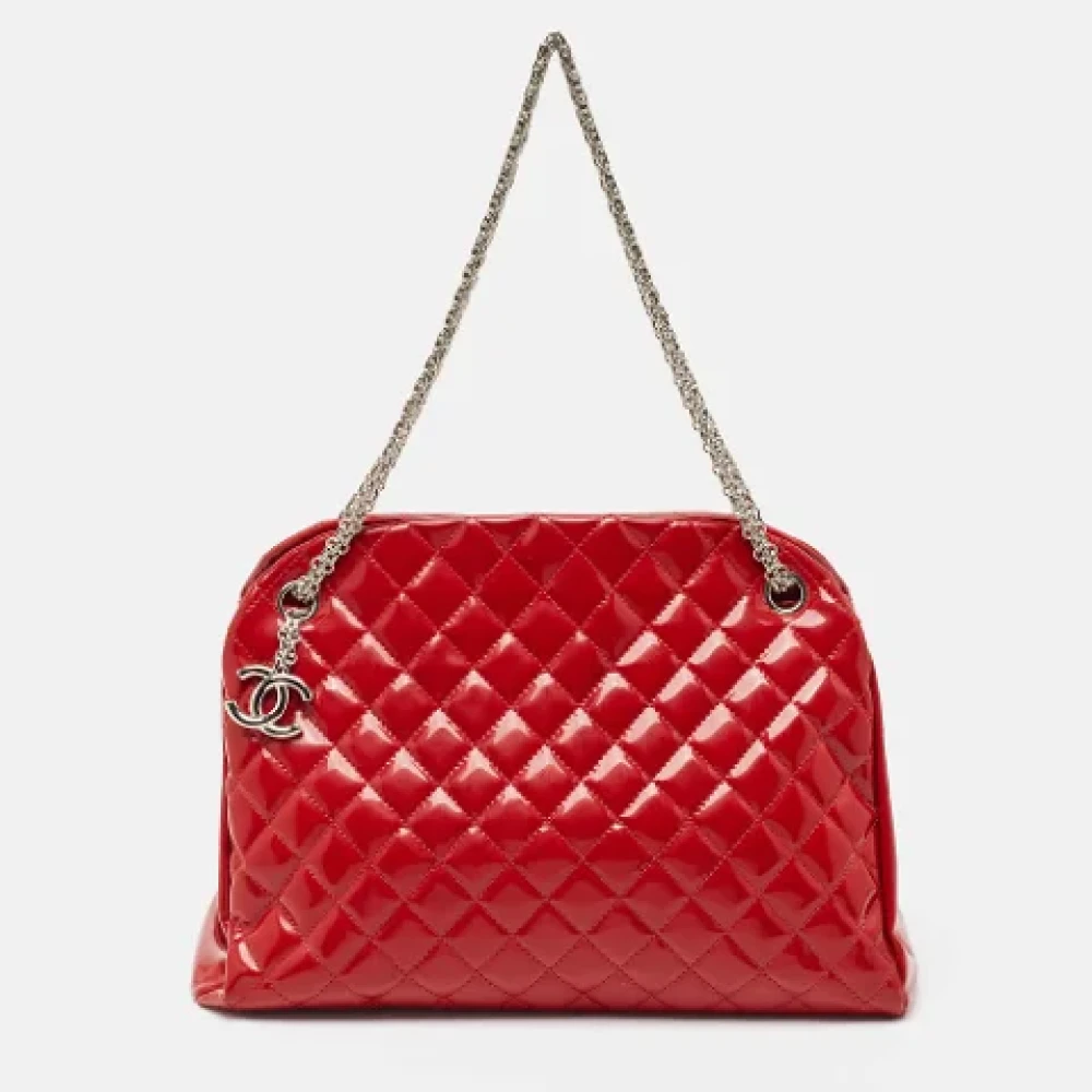 Chanel Vintage Pre-owned Leather chanel-bags Red Dames
