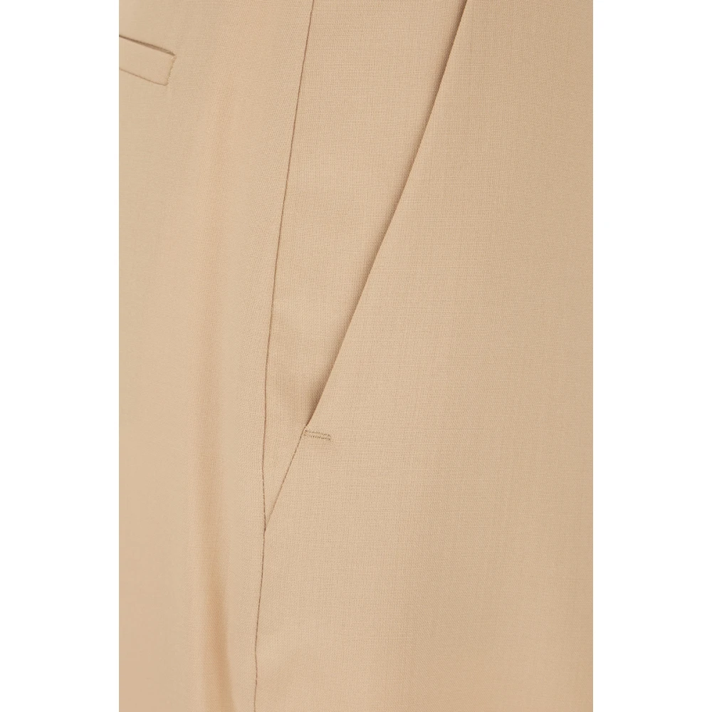 SPORTMAX Stijlvolle Broeken voor Dagelijks Gebruik Beige Dames