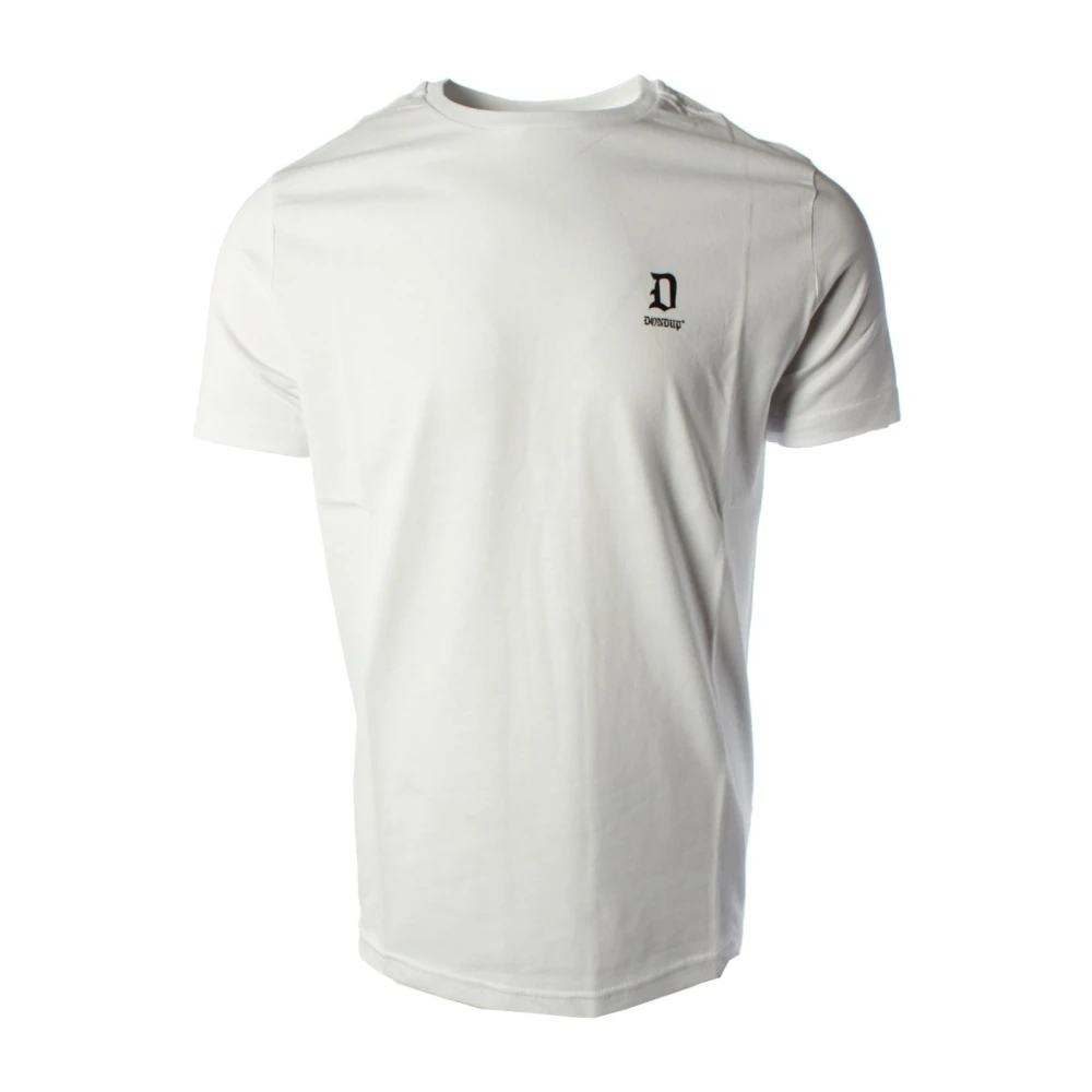 Dondup Heren Wit Katoenen T-shirt White Heren
