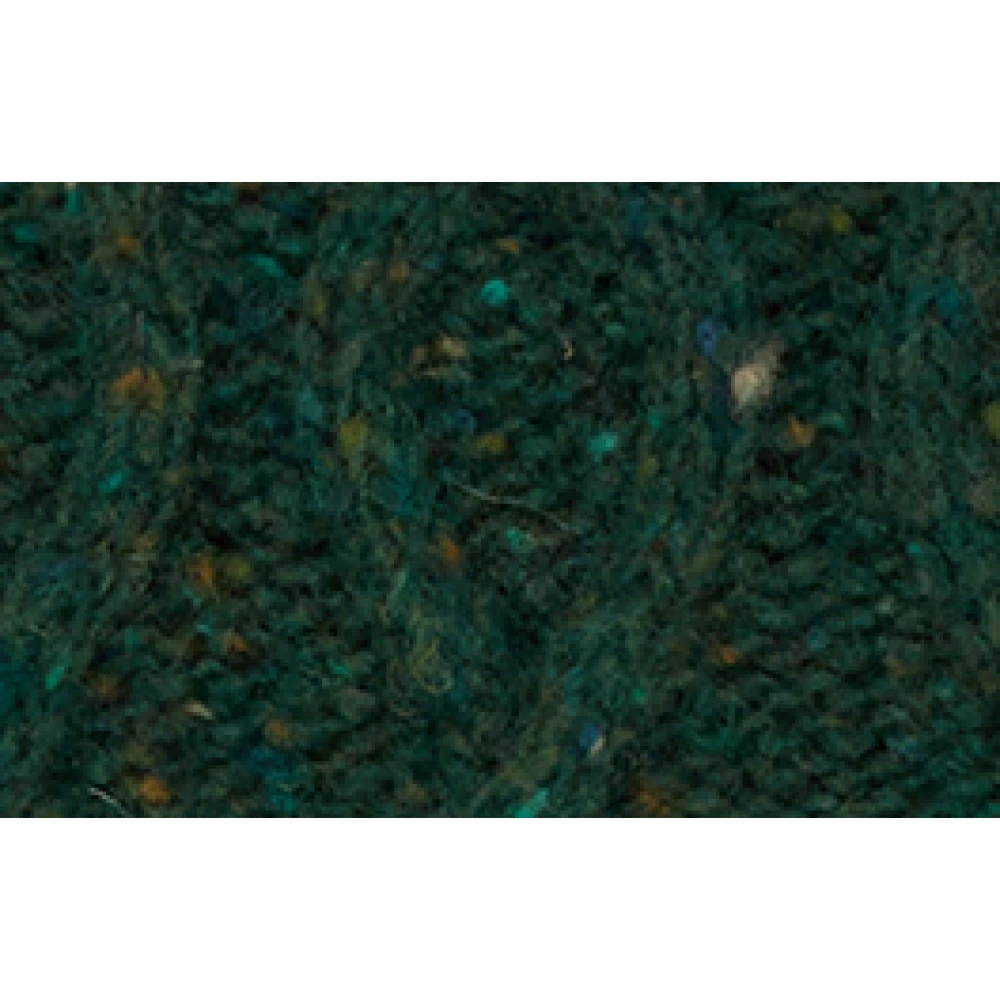 Gallo Groene Aran-gebreide wollen sjaal Green Unisex