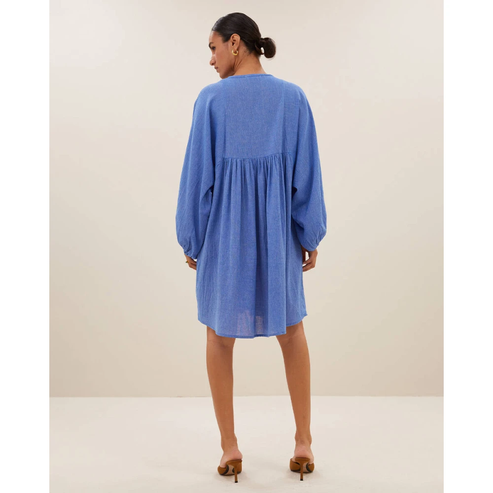 By-Bar Philou Athia Jurk Blue Dames