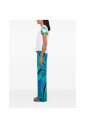 green-elasticated-waistband-straight-leg-pants