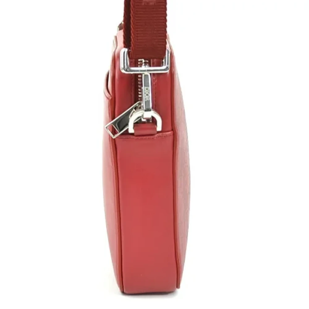 Dior Vintage Pre-owned Leather dior-bags Red Dames