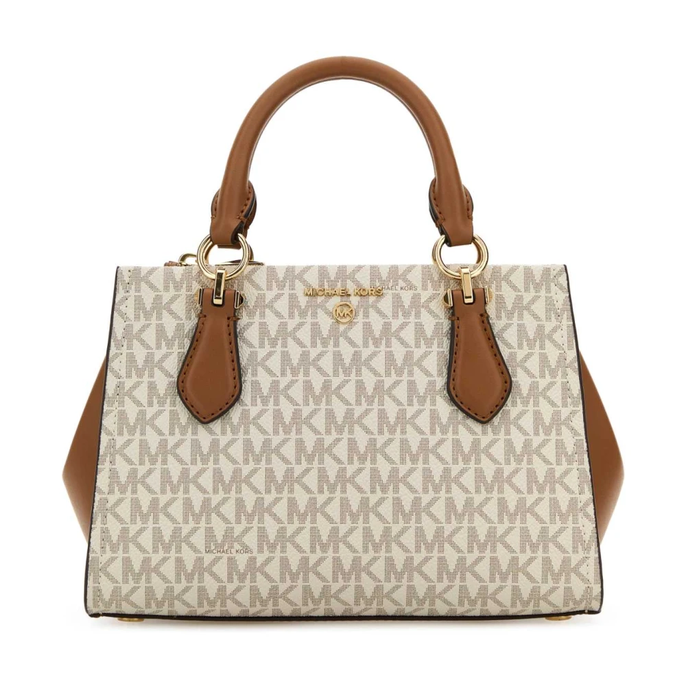 Michael Kors Marilyn bedrukte canvas handtas Beige Dames