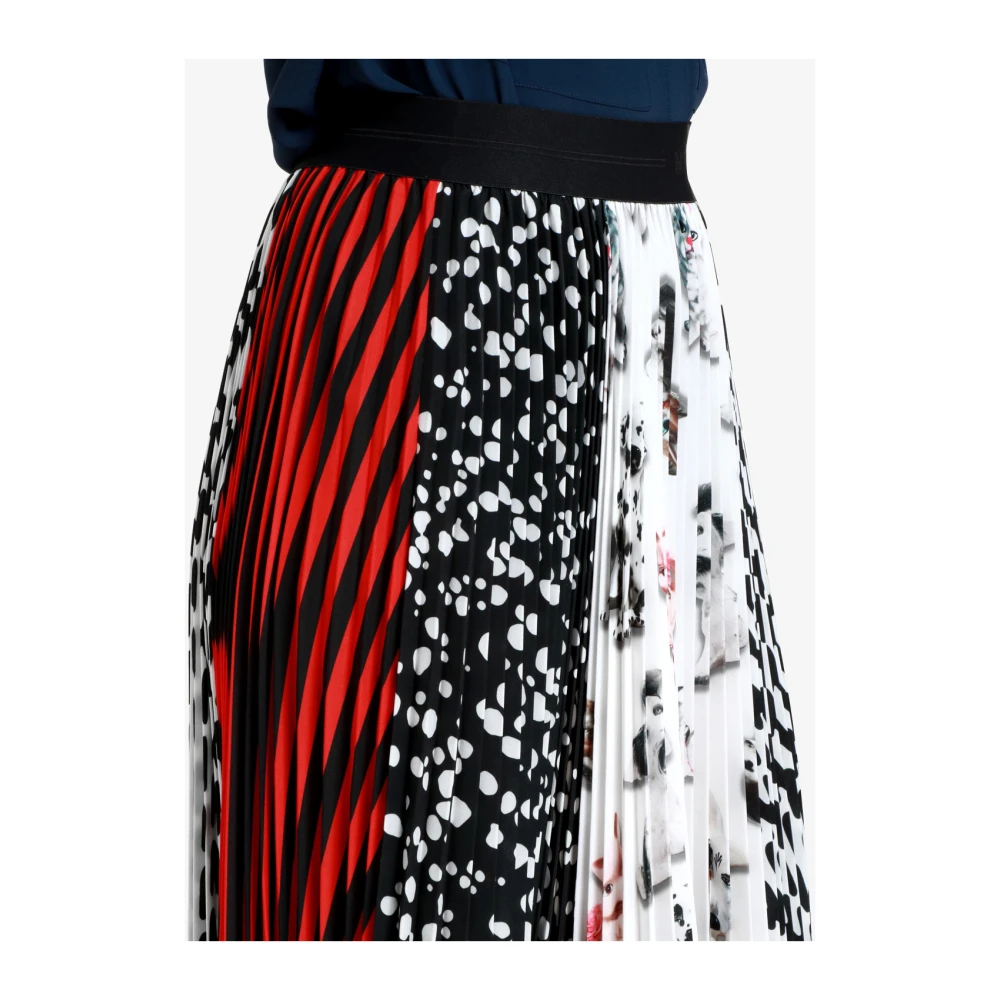 Msgm Geplooide Rok met Patroon Multicolor Dames