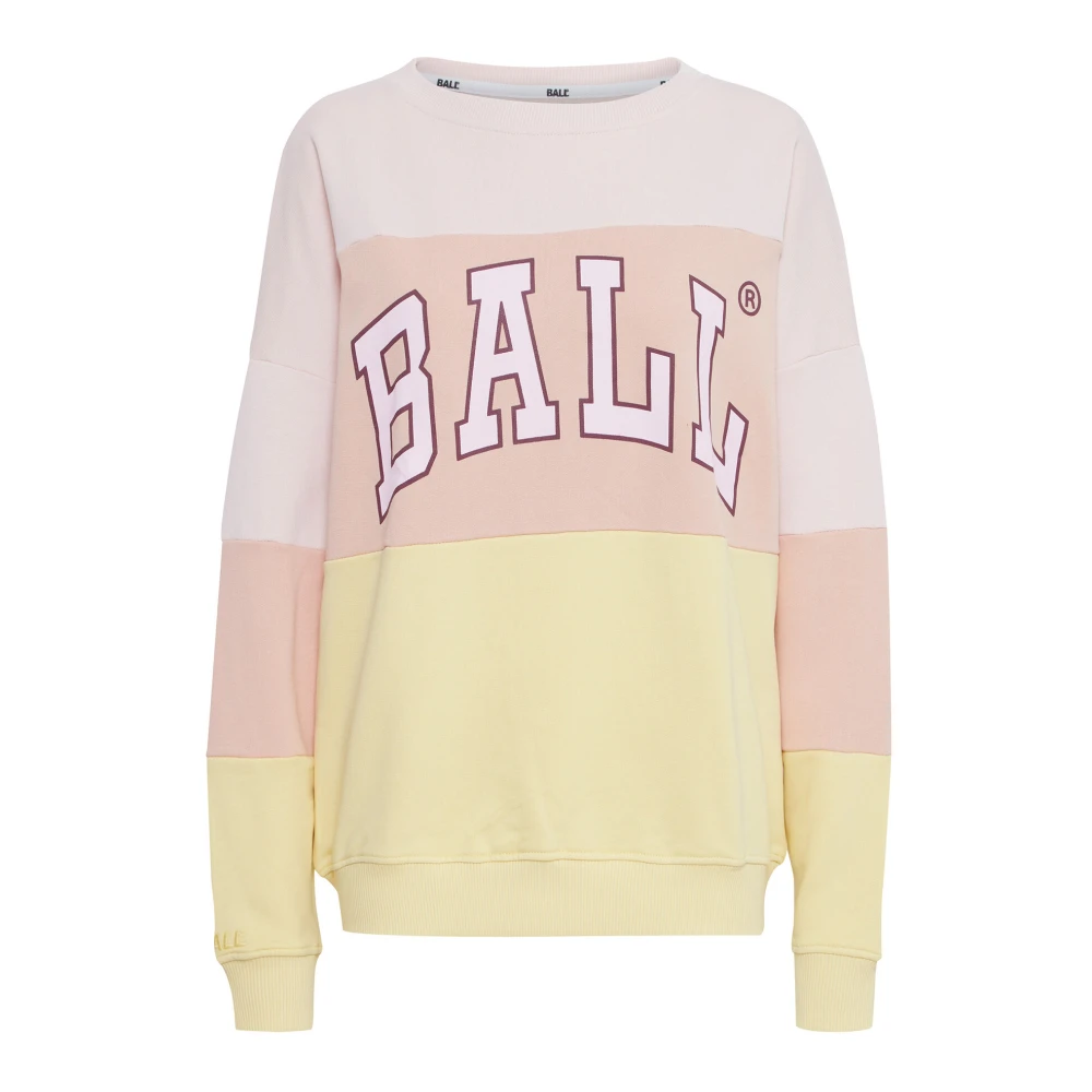 Ball Candy Pink Multi Sweatshirt Multicolor Dames