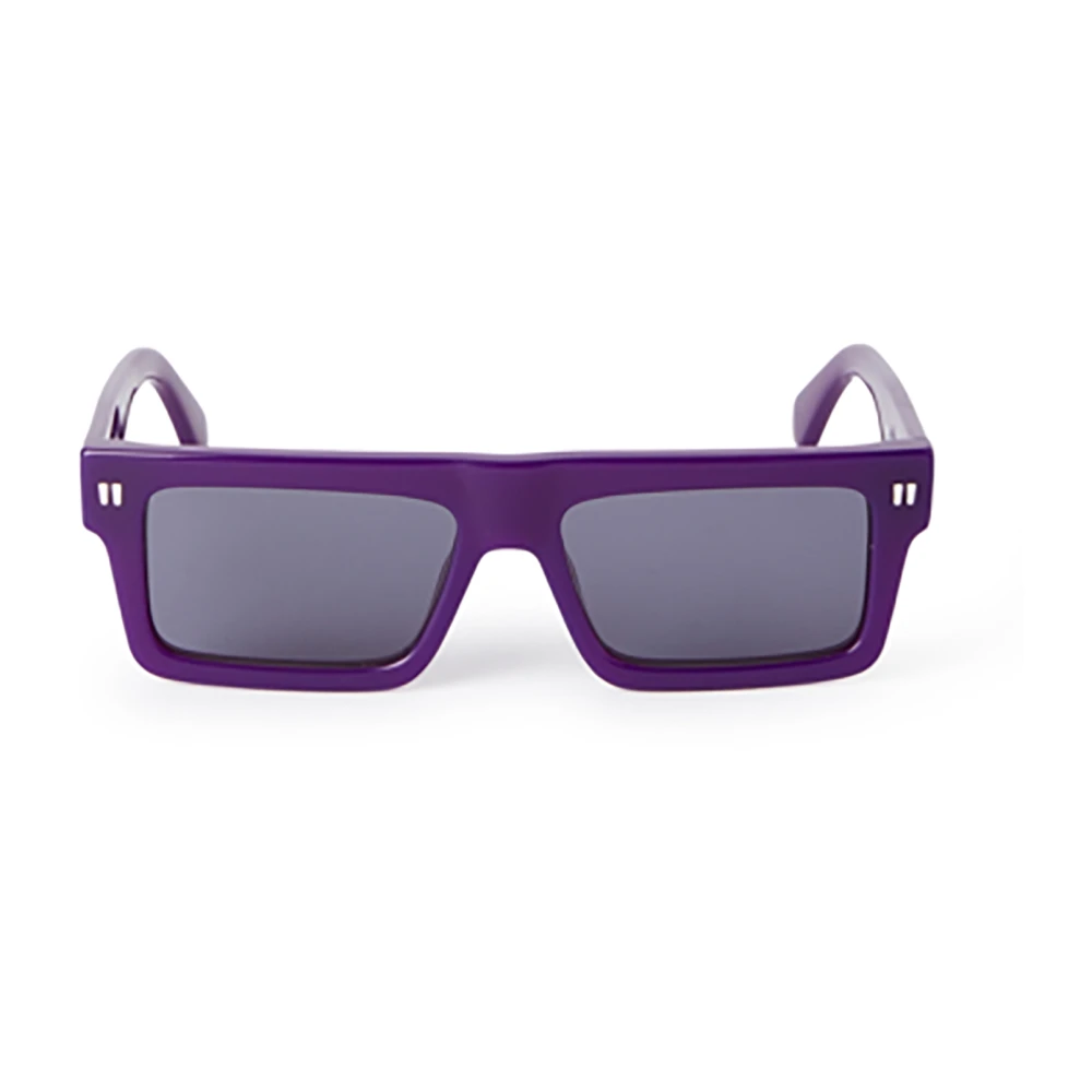 Off White Women's Purple Sunglasses, 55 Mm, Blue Sunglasses Stylish Accessories