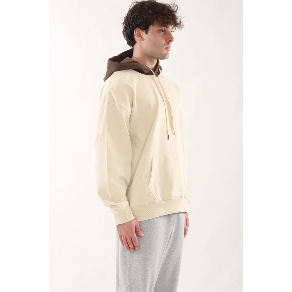 Timberland Comfortabele Boucle Hoodie voor Koud Weer Beige Heren