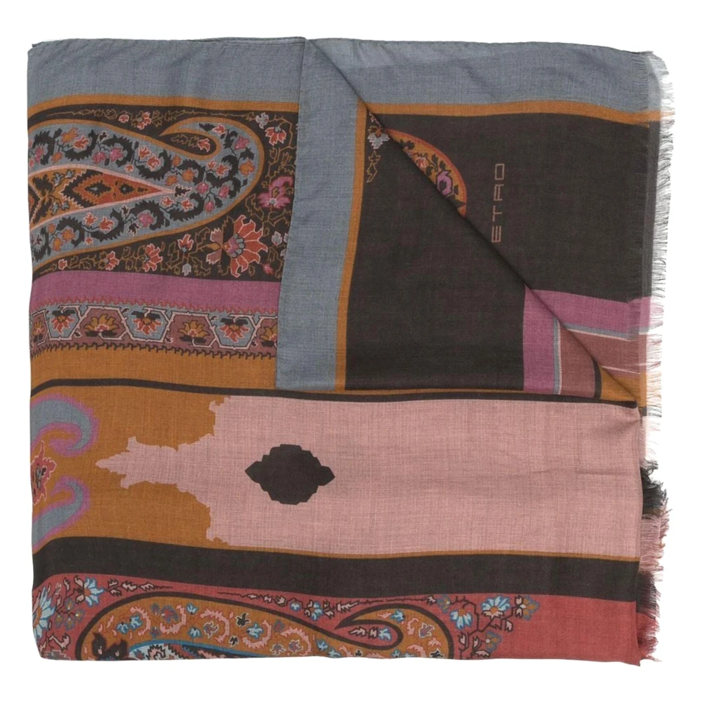 ETRO NUR Sjaal van Zacht Wolmengsel Multicolor Heren