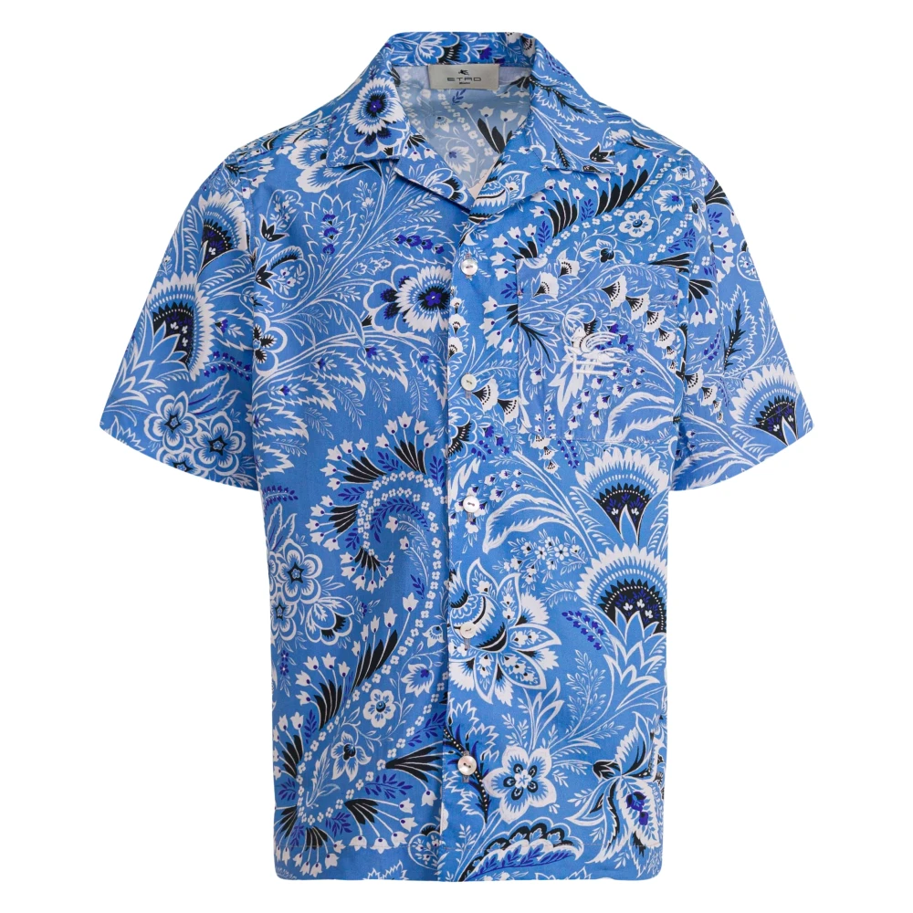 Etro Boys Blue Floral Paisley Shirt - Kids Shirts - 4 Y - Kids