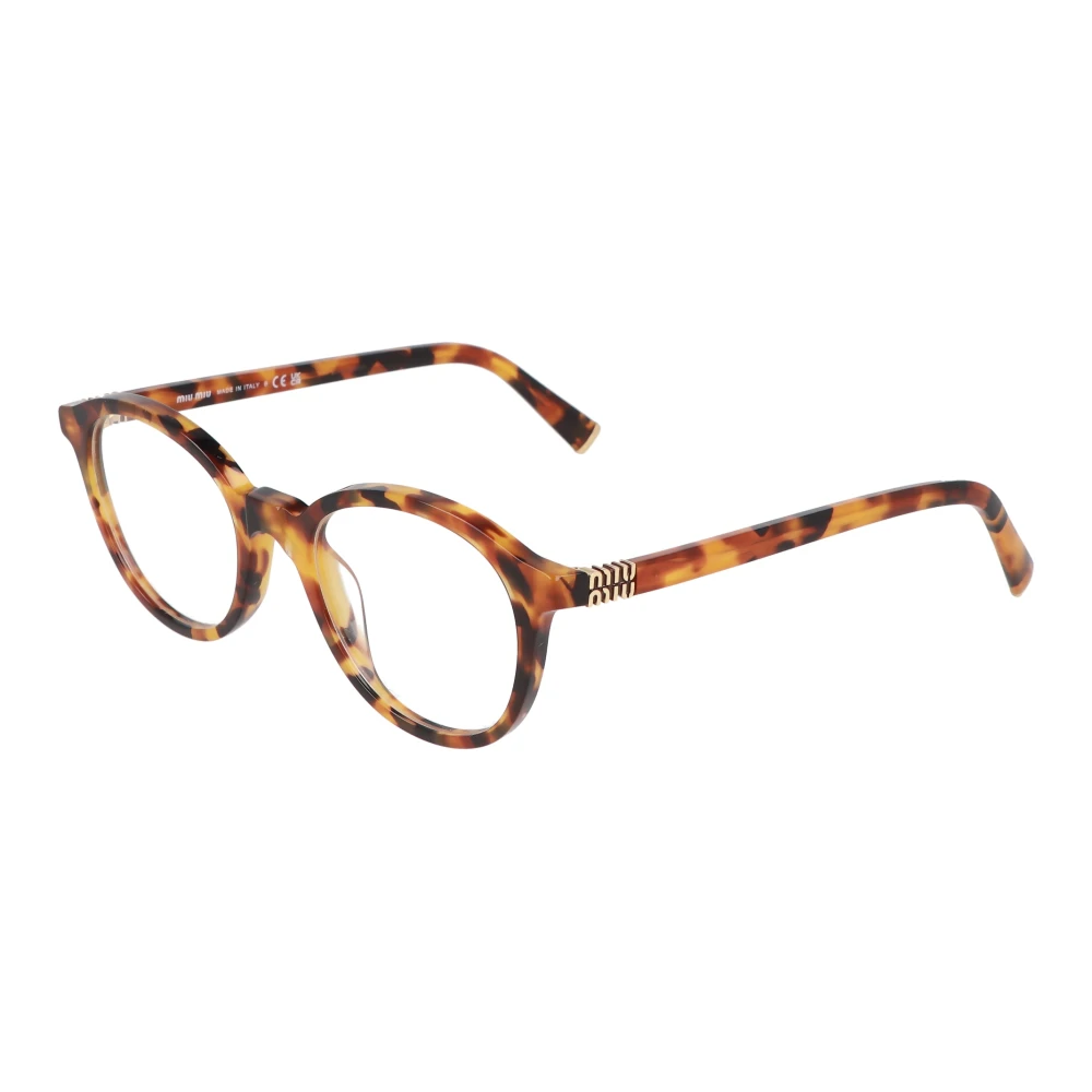 Miu Vintage Ronde Frame Bril Brown Dames