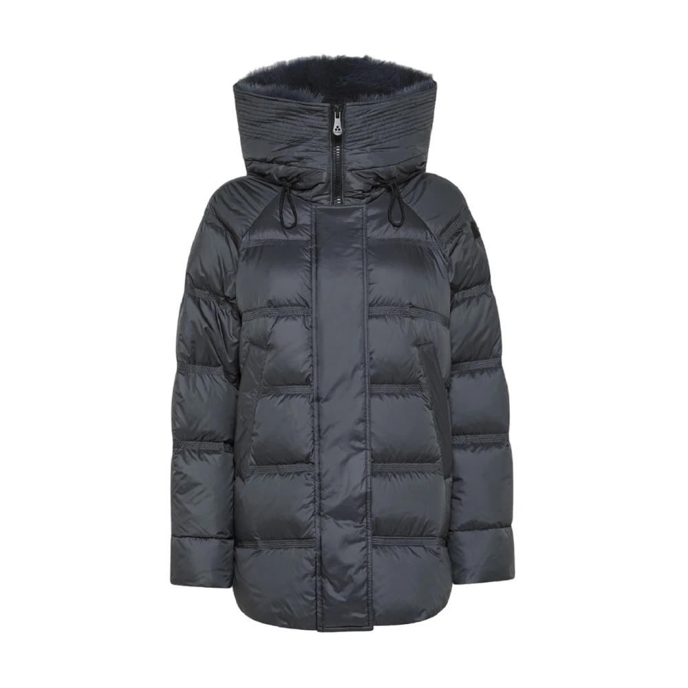 Peuterey Women's Gray Down Jackets, M, Takan Mq Jacket