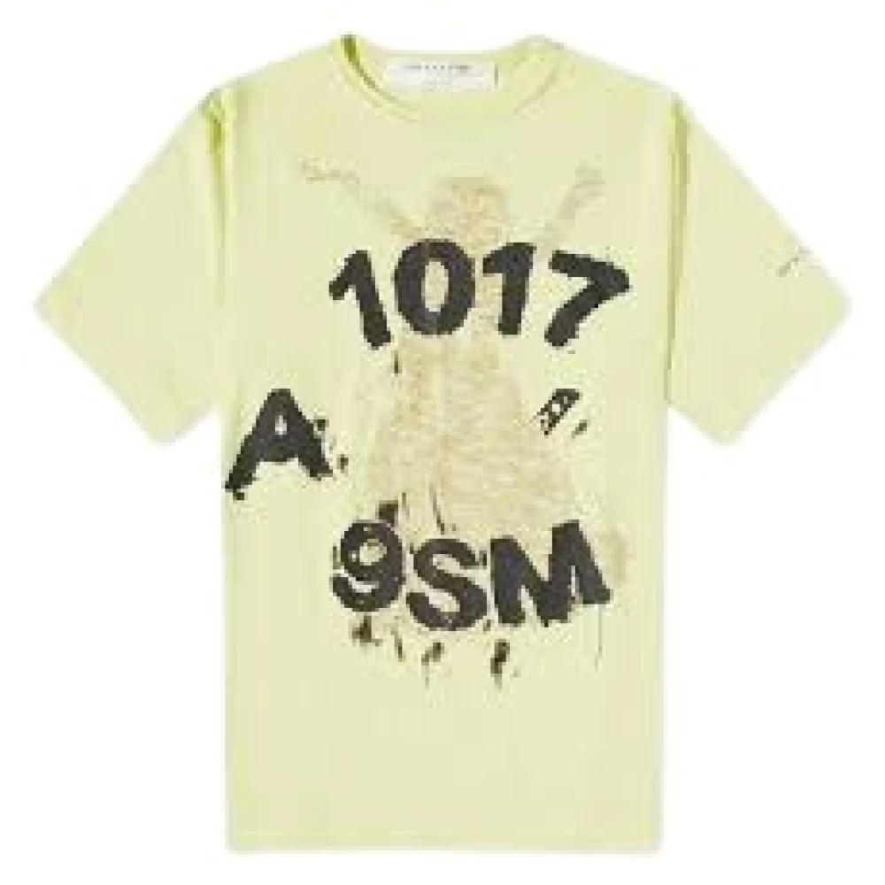 1017 Alyx 9SM Casual Katoenen T-shirt Yellow Heren