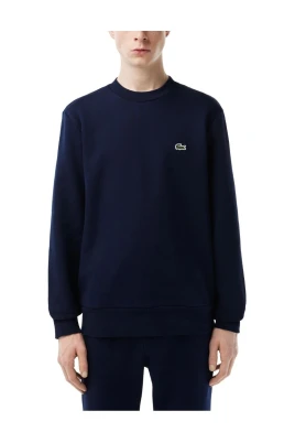 Klassisk Passform Rund Hals Sweatshirt