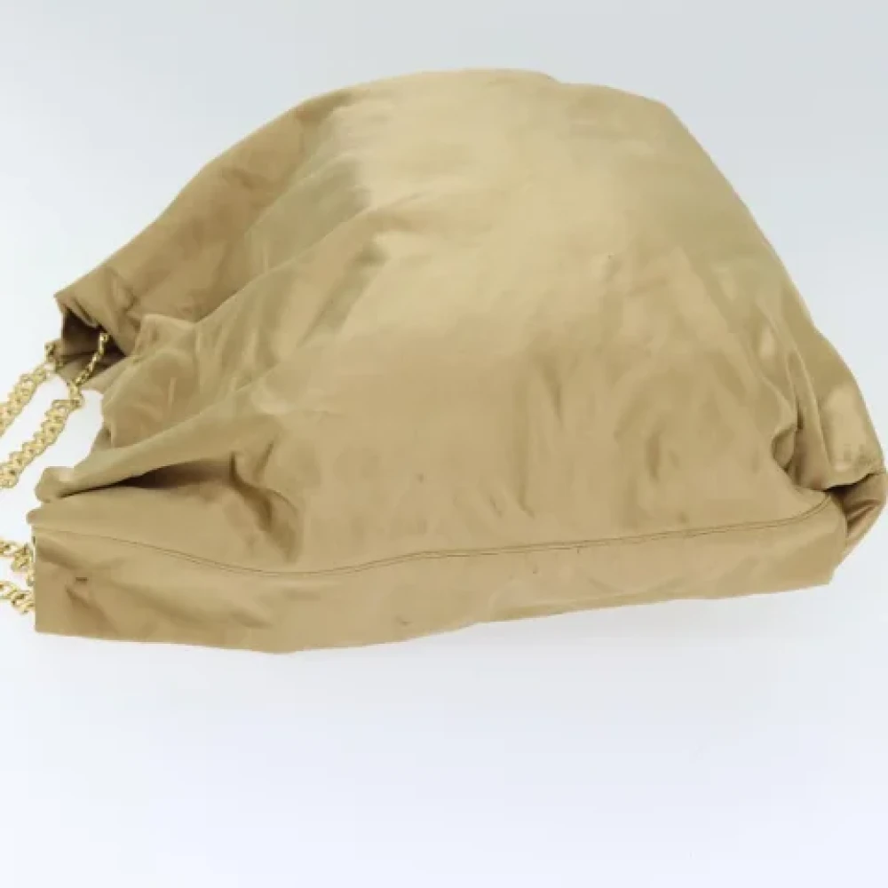 Prada Vintage Pre-owned Satin prada-bags Yellow Dames