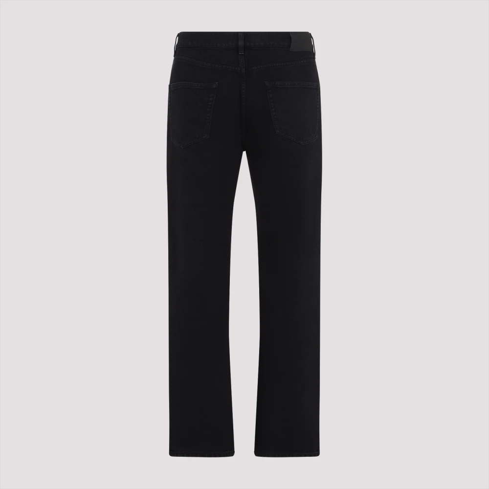Saint Laurent Blauwe Katoenen Broek Black Heren