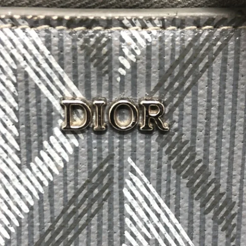 Dior Vintage Pre-owned Fabric dior-bags Gray Dames