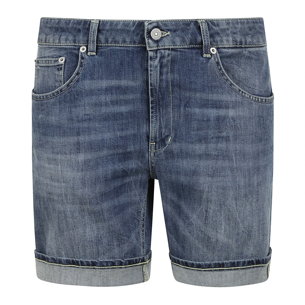 Dondup Shorts Denim Blue Heren