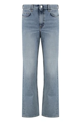 Low Straight Denim Jeans