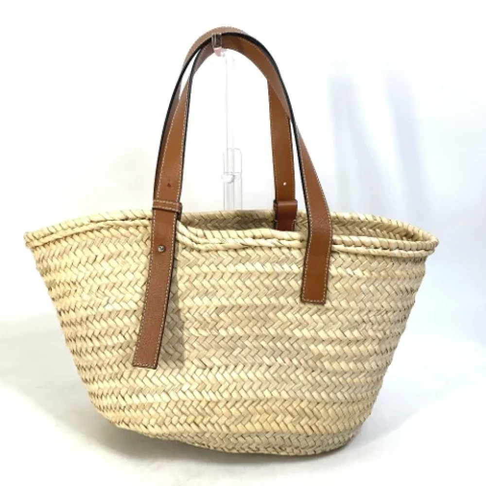 Loewe Pre-owned Fabric shoulder-bags Beige Dames